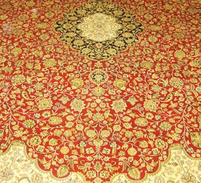 Traditionelle silke tæpper